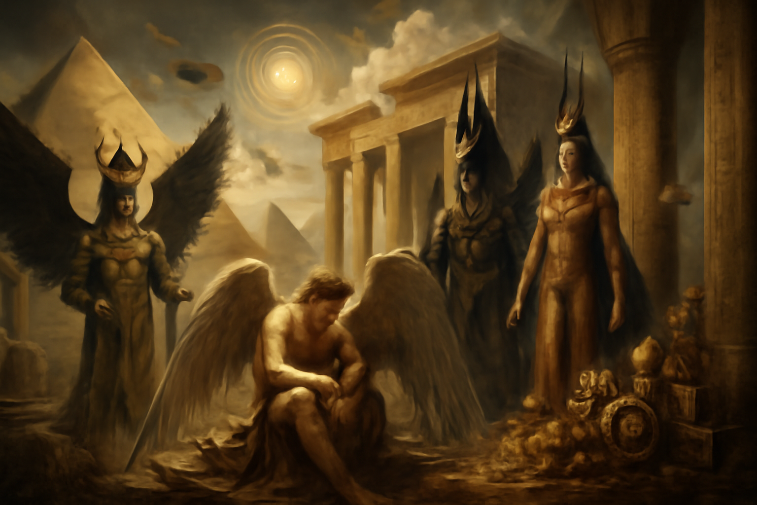 Egyptian Gods and the Pyramids